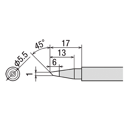 Сменное жало GOOT TQ-77RT-BC-L