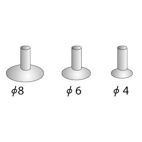 goot XVC-SET, набор вакуумных присосок (к XVP-10) 4/6/8mm