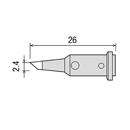 goot GP-510RT-2.4C жало для газового паяльника