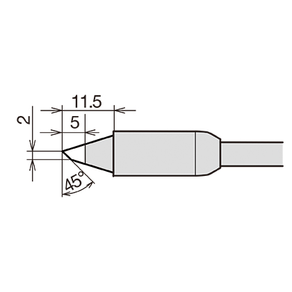 Сменное жало-нагреватель (GOOT RX-85HRT-2ВС 24V