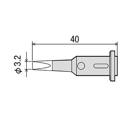 goot GP-501RT-3.2D жало для газового паяльника
