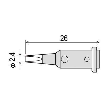goot GP-510RT-2.4D жало для газового паяльника