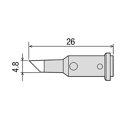 goot GP-510RT-4.8C жало для газового паяльника
