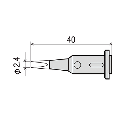 goot GP-501RT-2.4D; жало для газового паяльника