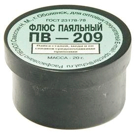 Флюс ПВ-209 (баночка - 20 г)