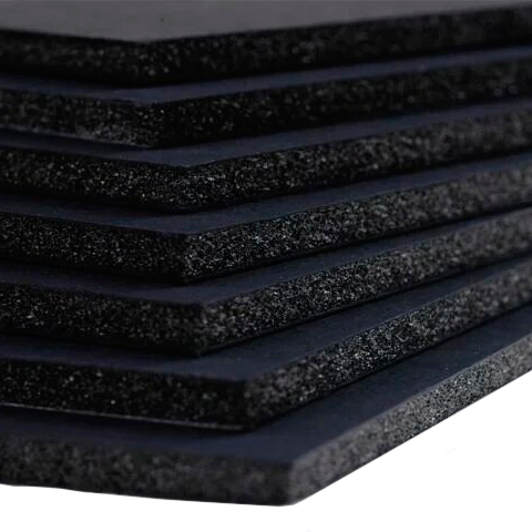 Вспененная резина EPDM 330 х 350 мм (черный)