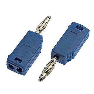 Z027 2mm Stackable Plug BLUE