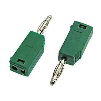 Z027 2mm Stackable Plug GREEN