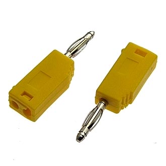 Z027 2mm Stackable Plug YELLOW