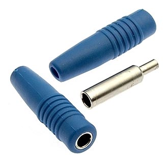 Z041 4mm Cable jack BLUE