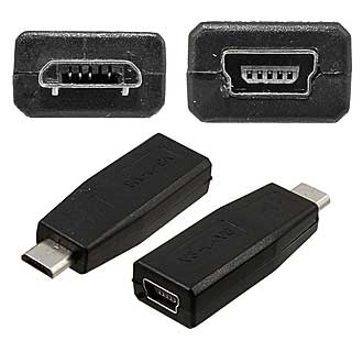 USB-F Mini to USB-M Micro