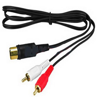 DIN 5 Pin - Stereo 3,5 mm G1,5 m