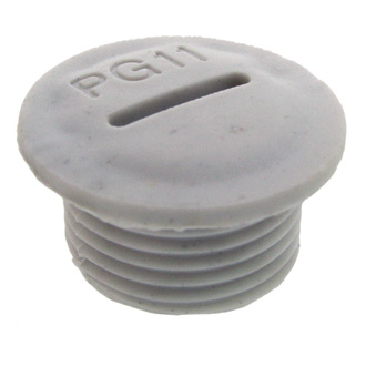 Заглушка PG11 Серый пластик