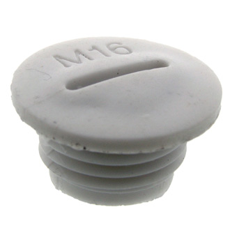 Заглушка MG-16 Серый пластик