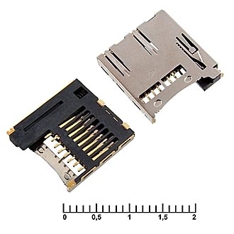 micro-SD SMD 8pin ejector 02A