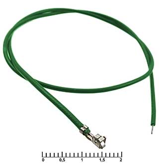 H 2,54 mm AWG26 0,3m green
