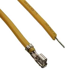 H1 2,50 mm AWG26 0,3m yellow
