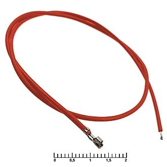 HB 2,00 mm AWG26 0,3m red