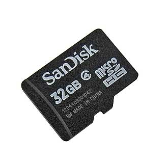 MicroSD 32G Class  4  SanDisk