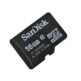 MicroSD 16G Class  4  SanDisk