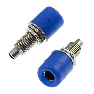 ZP011 4mm Panel-mount Socket,BLUE