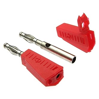 ZP-040 4mm Stackable Plug RED