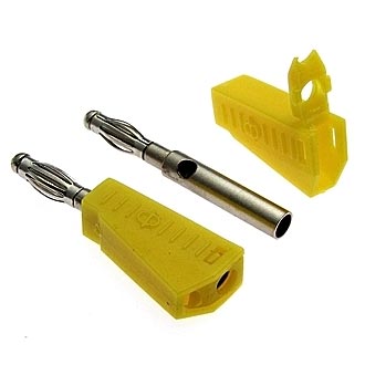 ZP-040 4mm Stackable Plug YELLOW