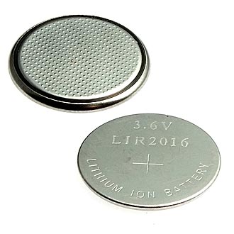 LIR2016 Li-ion 20.0*1.6 3,6V 12mah