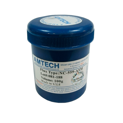 Флюс-гель безотмывочный Amtech NC-559-ASM (синяя банка), 100 г 