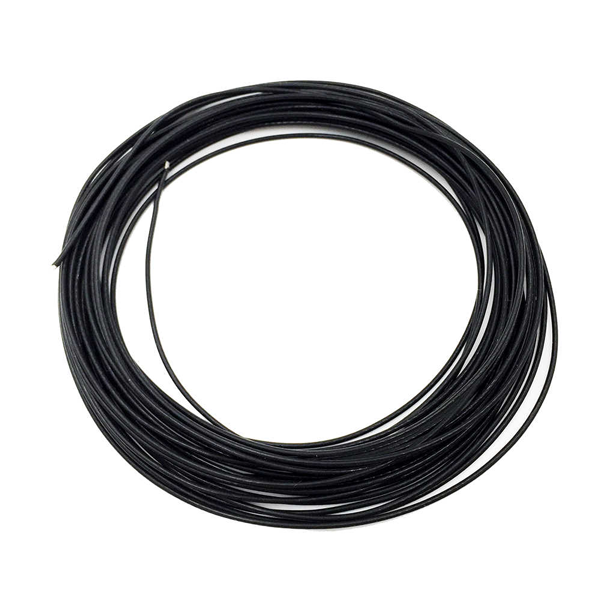 Провод тефлоновый черный 0,12 мм.кв. х 10 м