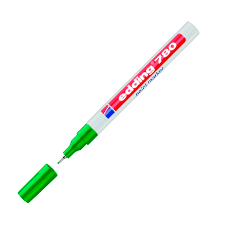 EDDING 780 зеленый маркер для рисования печатных плат (D=0,8мм)