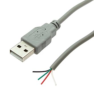 USB-A M 1.8m (unshielded)