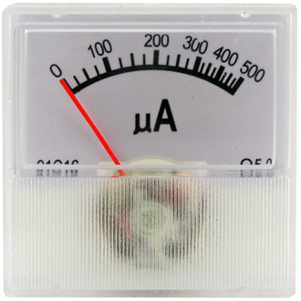 МикроАмперметр 500мкА (40х40)