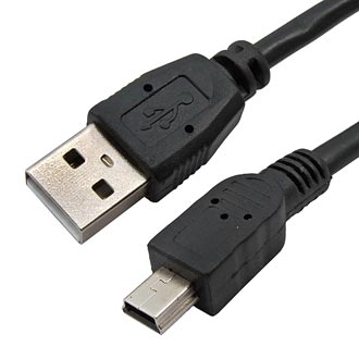 MiniUSB-BM 5p USB-AM 1.8m