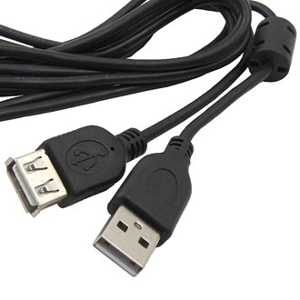 USB-A F  USB-A M 1.8m F