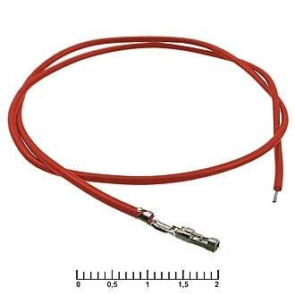 BLS 2,54 mm AWG26 0,3m red